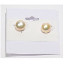 #94-FRESH WATER PEARL EARRINGS (9-10mm)