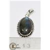 Image 1 : #103-LABRADORITE PENDANT
