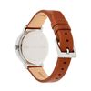 Image 6 : NEW DKNYY 32MM WHITE DIAL BROWN LEATHER BAND WATCH