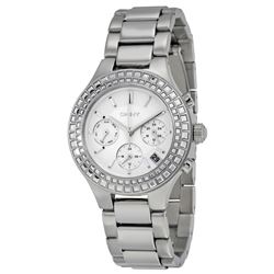 NEW DKNY TRIPLE CHRONO ST. STEEL 38MM MSRP $259