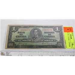 1937 CANADIAN $1 BILL COYNE & TOWERS