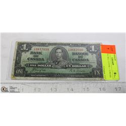 1937 CANADIAN $1 BILL COYNE & TOWERS
