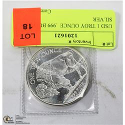 UNITED STATES 1 TROY OUNCE  .999 BUFFALO SILVER