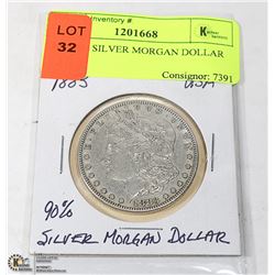 1883 90% SILVER MORGAN DOLLAR