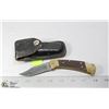 Image 1 : BUCK KNIFE- AUTHENTIC "BUCK BRAND" WITH LEATHER