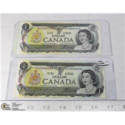 1973 CANADIAN *STAR* REPLACEMENT & ONE REGULAR$1