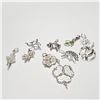 Image 2 : LOT OF 10 STERLING SILVER CHARMS