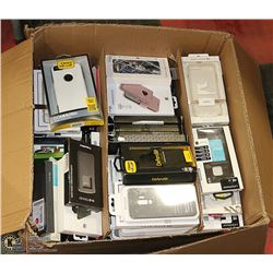 BOX OF ASSORTED PHONE COVERS