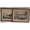 Image 1 : TWO FRAMED PRINTS BY "W.H. BARTLETT"- FISH MARKE
