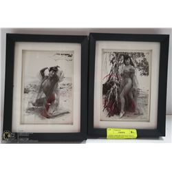 2 POST CARD BETTIE PAGE PINUP QUEEN IN 1940'S-50'S