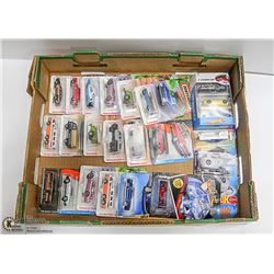 FLAT OF HOTWHEELS AND MATCHBOX CARS