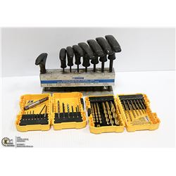 2 DEWALT DRILL BIT SETS, POWER BITS, MASTERCRAFT