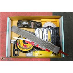 LOT OF LEVELS, FILES, PLANER, PROTRACTOR