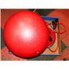 Image 1 : EXERCISE BALL WITH PUMP