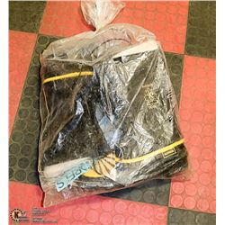 WINTER TALL BOOTS SIZE; 8 W/FRONT YELLOW