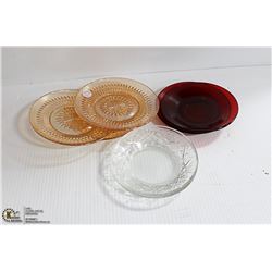 ESTATE VINTAGE SAUCERS 8PC