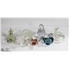 Image 1 : ESTATE LOT OF GLASS ANIMALS 9PC