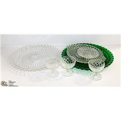 ESTATE HOCKING GLASS WATERFORD 1938-44 7PC