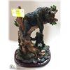 Image 1 : BEARS PLAYING STATUE, 10" TALL