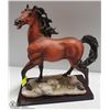 Image 1 : HORSE STATUE, 17" TALL