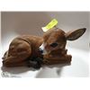 Image 1 : DEER LAYING DOWN STATUE, 8" TALL