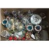 Image 1 : BOX OF ASSORTED CANDLE HOLDERS AND MORE
