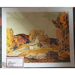 "NEAR NOBEL" BY A.J. CASSON LTD.ED. PRINT WITH C