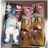 Image 1 : 3 PCS TY BEANIE INTERNATIONAL BEARS