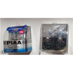 PIAA SUPER WHITE 9005 + 9006 BULBS (NEW)