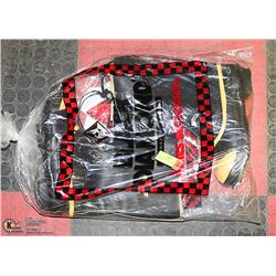 WINTER  BOOTS SIZE; 8 W/FRONT YELLOW