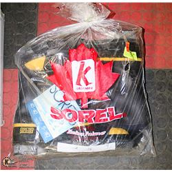 WINTER LOW BOOTS SIZE; 12 W/FRONT YELLOW