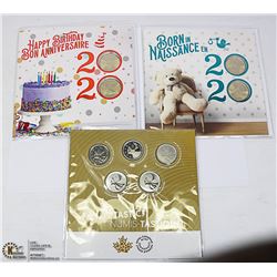 2020 MINT SETS (2) QUARTER RCM FINISHES