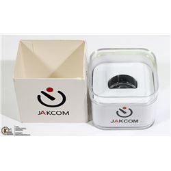 NEW JAKOM BLACK SMART RING SZ 10
