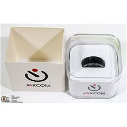 NEW JAKOM BLACK SMART RING SZ 7
