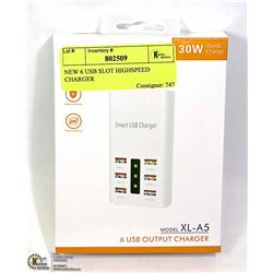 NEW 6 USB SLOT HIGHSPEED CHARGER