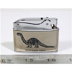 VINTAGE 1960'S  UNSUED DINOSAUR PARK LIGHTER