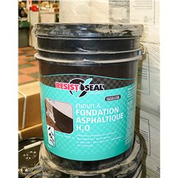 FIVE GALLON PAIL OF RESIST SEAL FOUNDATION COATING