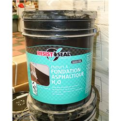 FIVE GALLON PAIL OF RESIST SEAL FOUNDATION COATING
