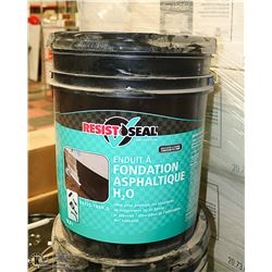 FIVE GALLON PAIL OF RESIST SEAL FOUNDATION COATING