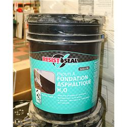 FIVE GALLON PAIL OF RESIST SEAL FOUNDATION COATING
