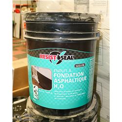 FIVE GALLON PAIL OF RESIST SEAL FOUNDATION COATING