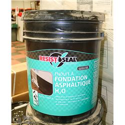 FIVE GALLON PAIL OF RESIST SEAL FOUNDATION COATING