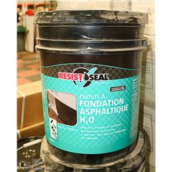 FIVE GALLON PAIL OF RESIST SEAL FOUNDATION COATING