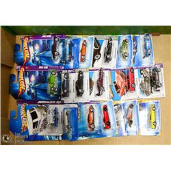 LOT OF 18  ASSORTED HOT WHEELS