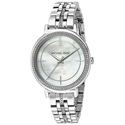 NEW MICHAEL KORS M-OF-PEARL 33MM WATCH MSRP $351