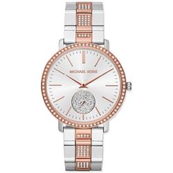 NEW MICHAEL KORS PAVE CHRONO 38MM WATCH MSRP $499