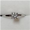 Image 1 : PLATINUM DIAMOND SOLITAIRE RING SIZE 6.5