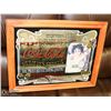 Image 1 : COCA COLA MIRRORED SIGN WITH WOOD FRAME