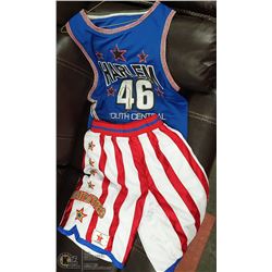 HARLEM GLOBETROTTERS JERSEY AND SHORT #46