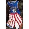 Image 1 : HARLEM GLOBETROTTERS JERSEY AND SHORT #46